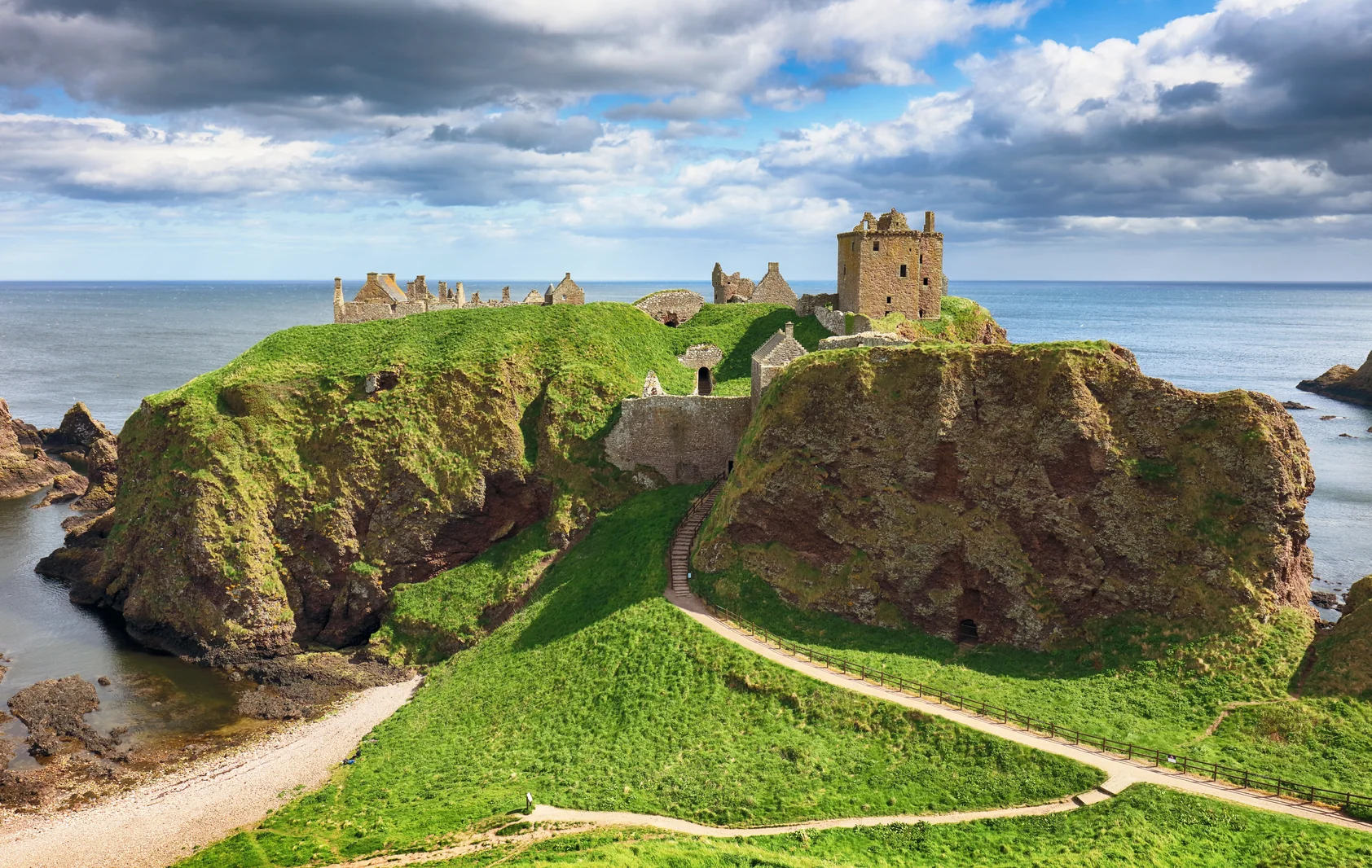 El Castillo de Dunnottar en Escocia